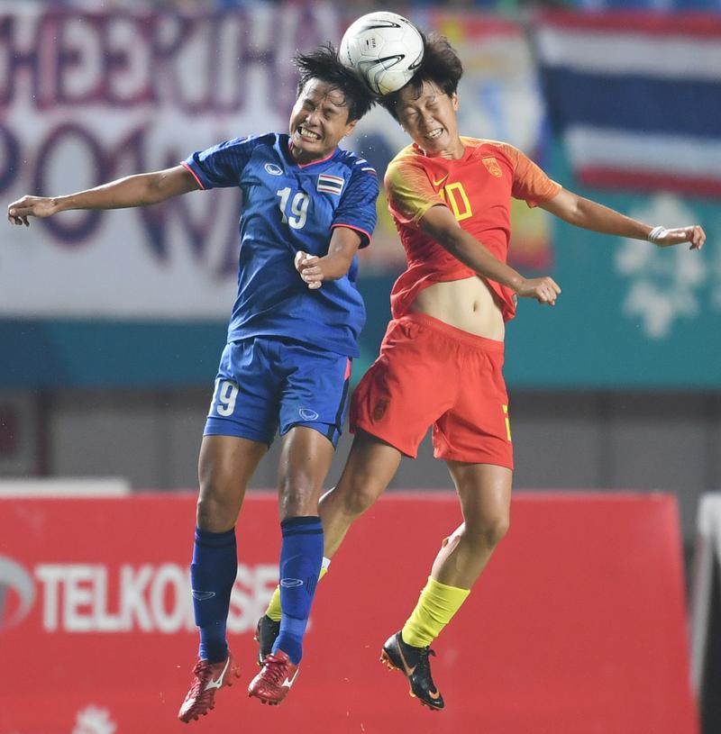 中国女足vs泰国女足