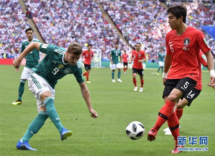韩国对阵德国世界杯
