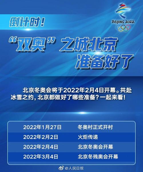 2022北京冬奥会开幕时间